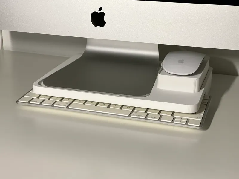 Older iMac stand with SSD slot