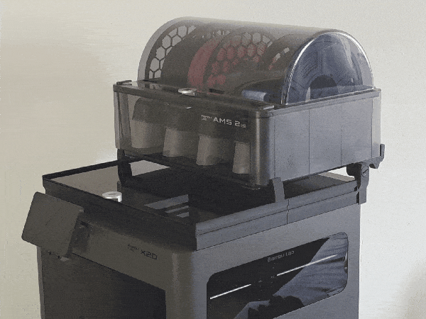 Miniatura 1 do modelo 3D X2D / P2S Riser - AMS Flipper V2
