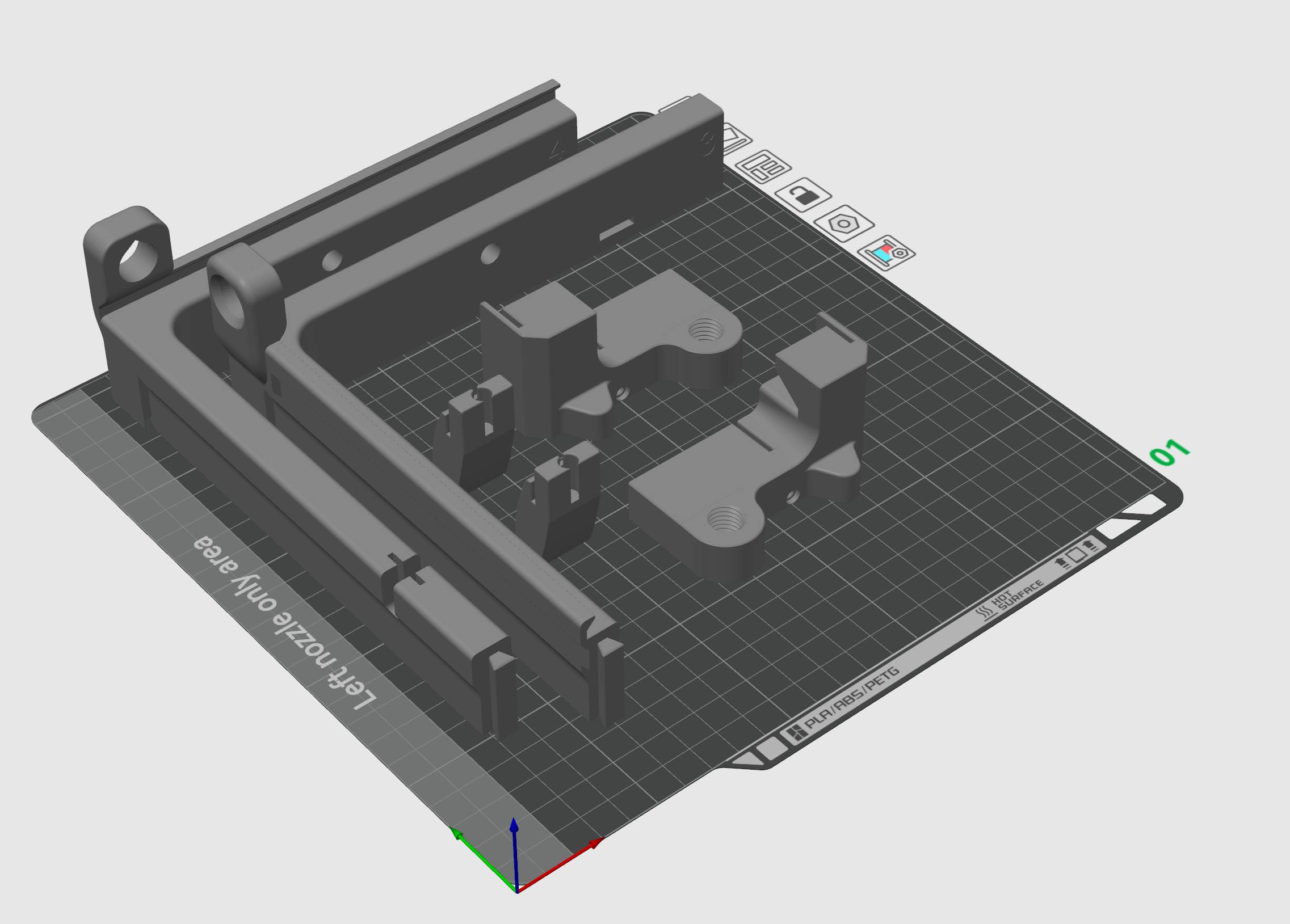 Miniatura 7 do modelo 3D X2D / P2S Riser - AMS Flipper V2