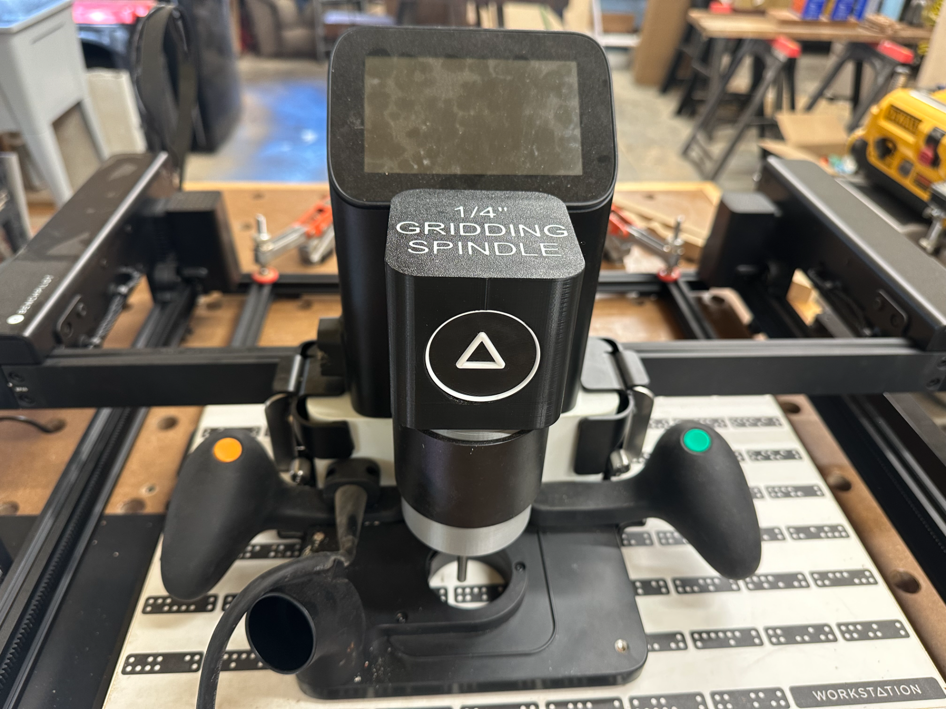 Shaper Origin gridding spindle