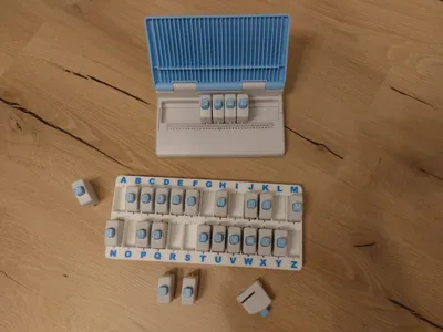 Box for Letter Punch Action / Letter Punch