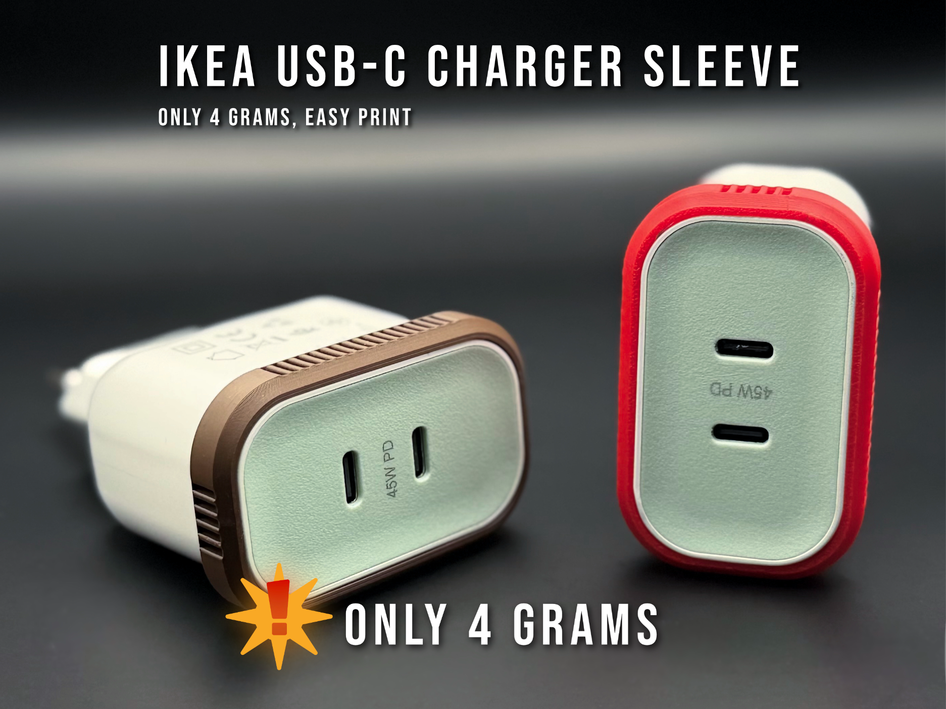 IKEA USB charger sleeve / personalisation