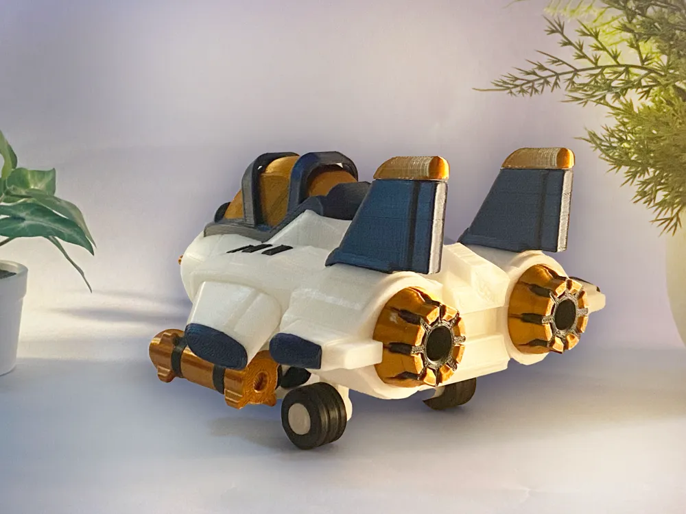 F-4Teenie - Stylized Jet Model by Entropy - MakerWorld