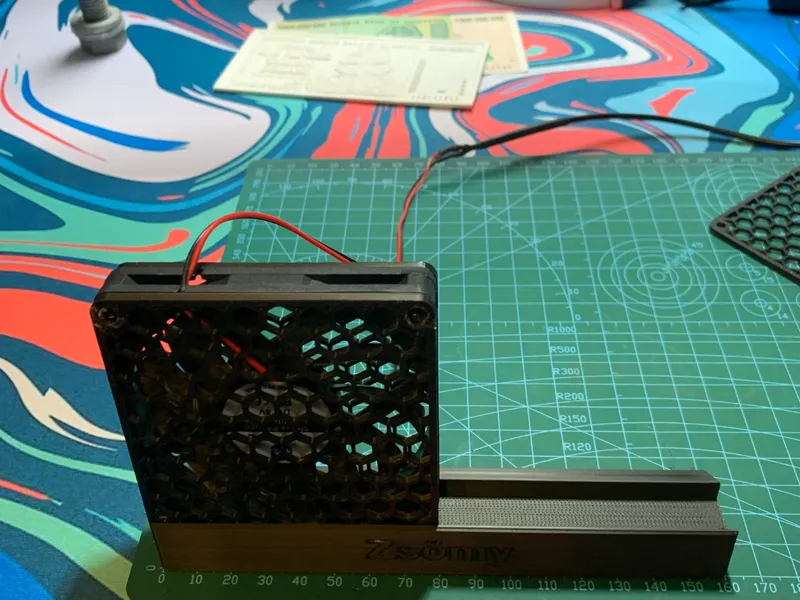 Double 80x80x10 Fan holder 