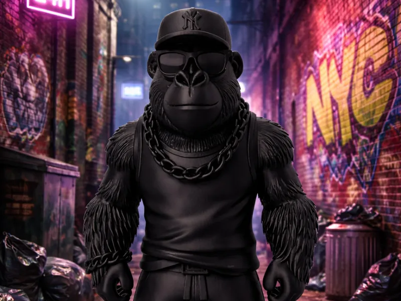 Gorilla Street Icon – Modello 3D Sezionato (50 cm)