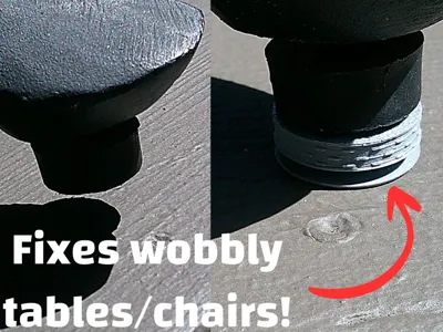 Adjustable Furniture Leg Leveler Cap V3