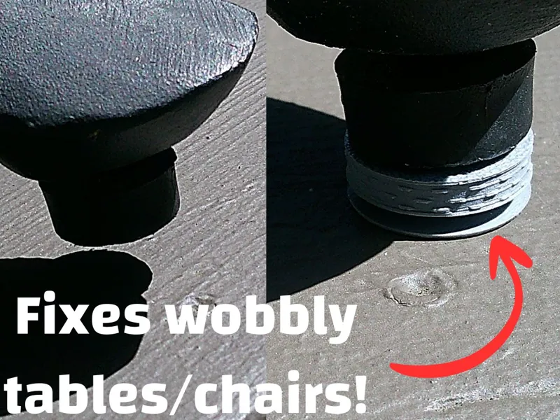 Adjustable Furniture Leg Leveler Cap V3