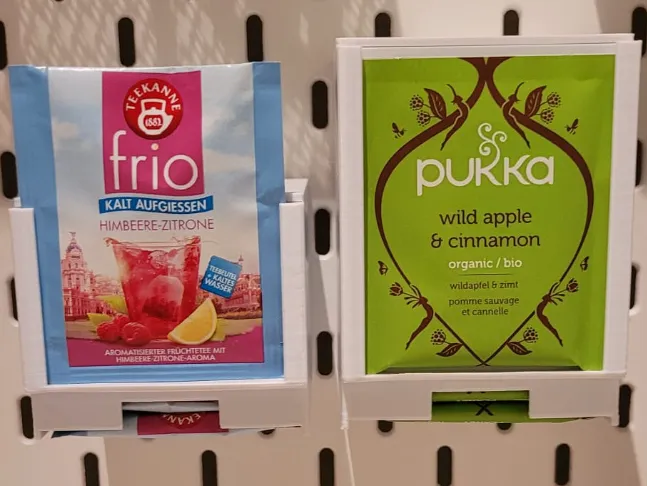 Ikea Skadis Teespender mit Tee Erkennung 