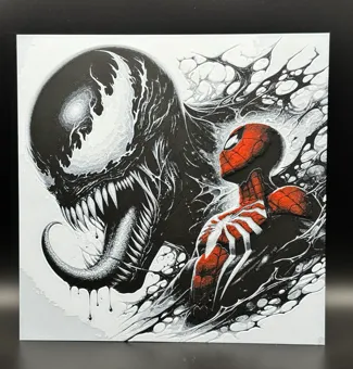 Spiderman VS Venom Hueforge