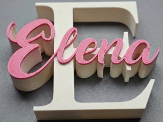 Nombre Elena con letra D ( Personalizable)