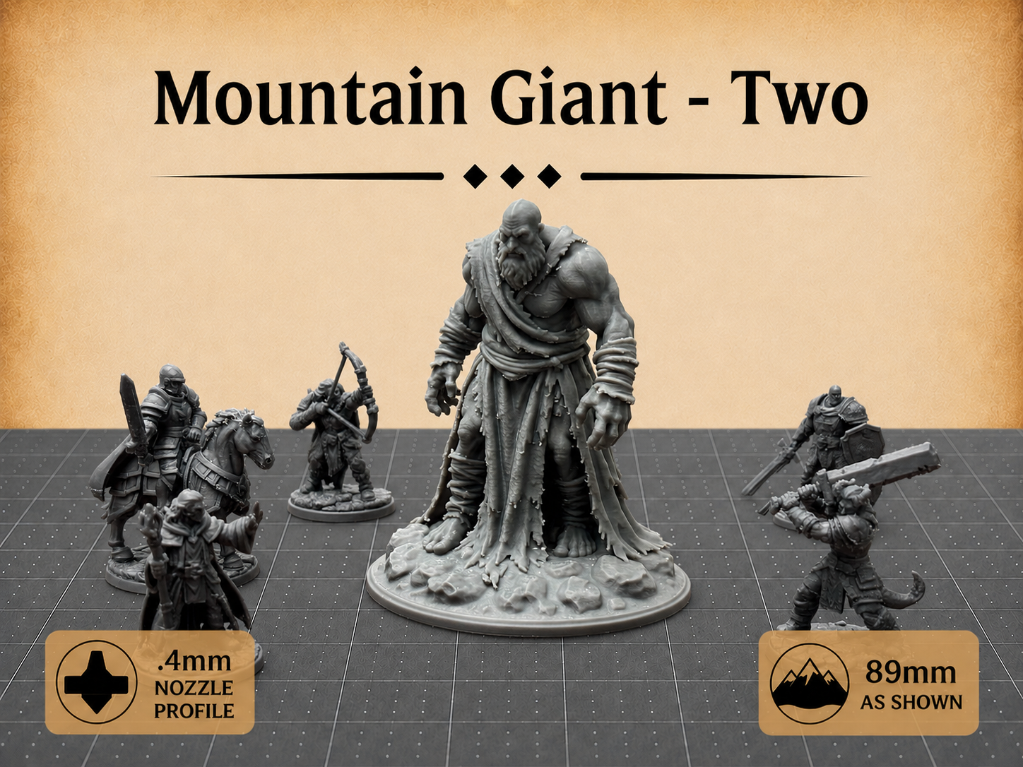 Mountain Giant - Classic D&D Monster - 1