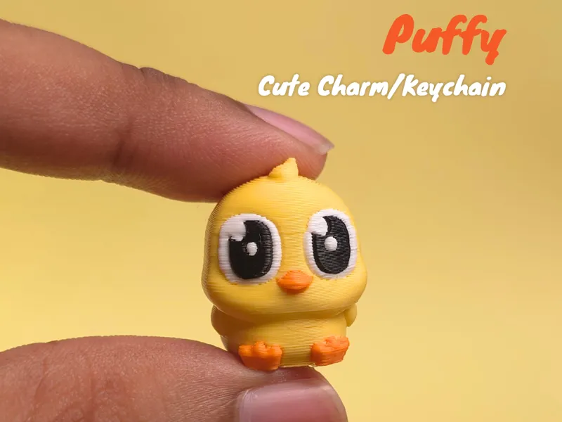 Cute duck keychain/charm