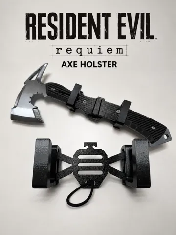 Letrero o emblema decorativo: Resident Evil Requiem Cosplay: Axt Holster — vista de referencia 2