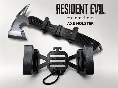 Letrero o emblema decorativo: Resident Evil Requiem Cosplay: Axt Holster — referencia de MakerWorld