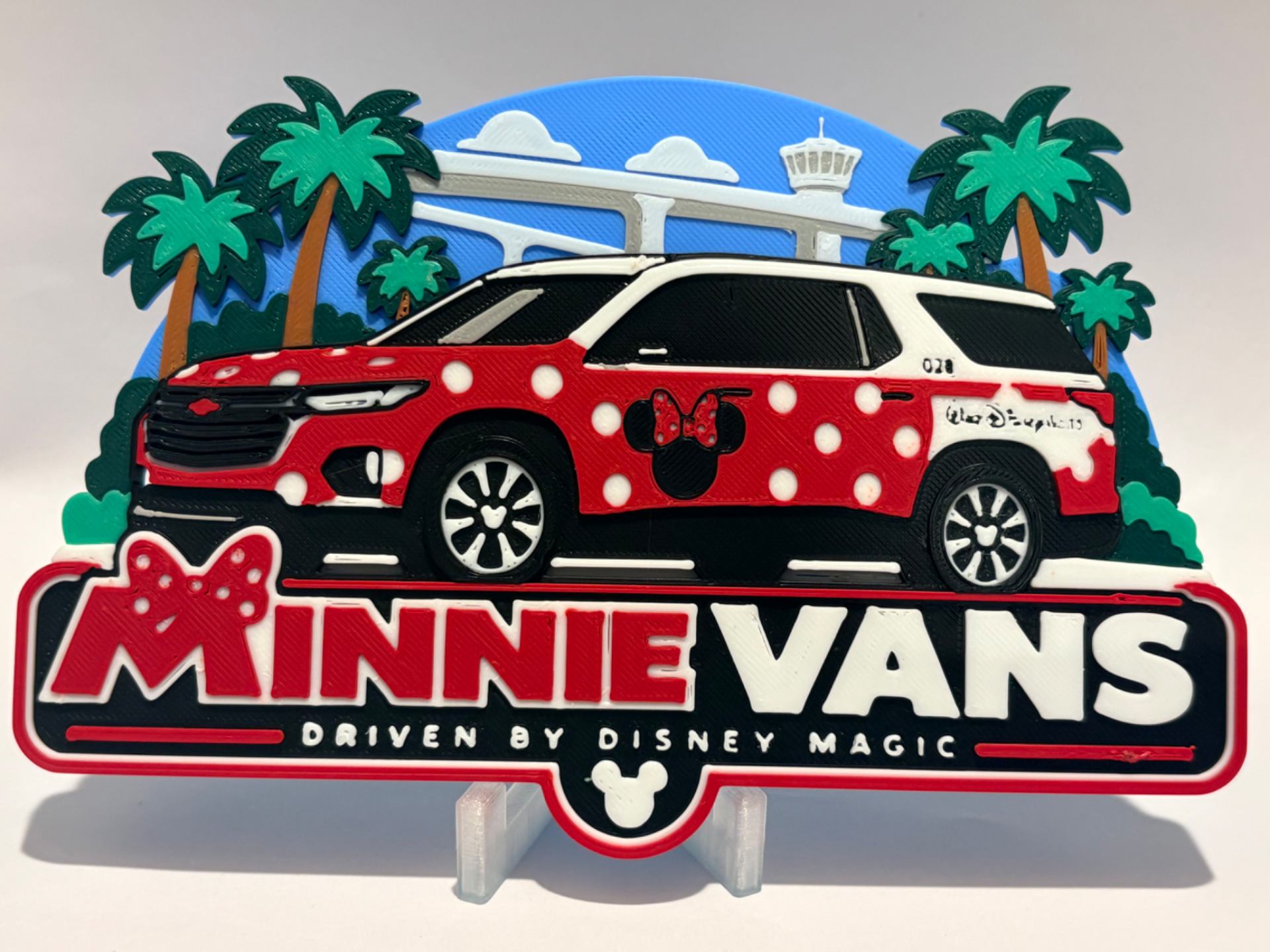 Disney Minnie Vans Inspired Sign 3D model