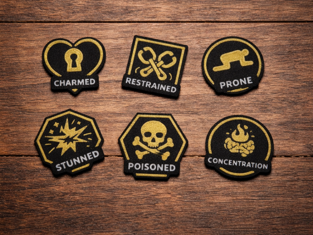 Dungeons and Dragons Effect Tokens