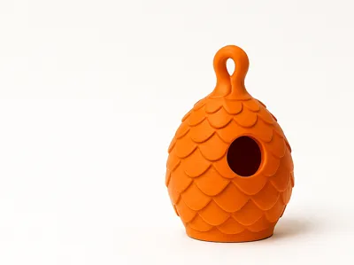 Pinecone Style Birdhouse