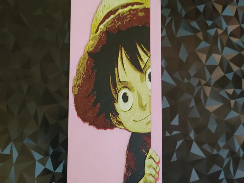 marcapáginas luffy