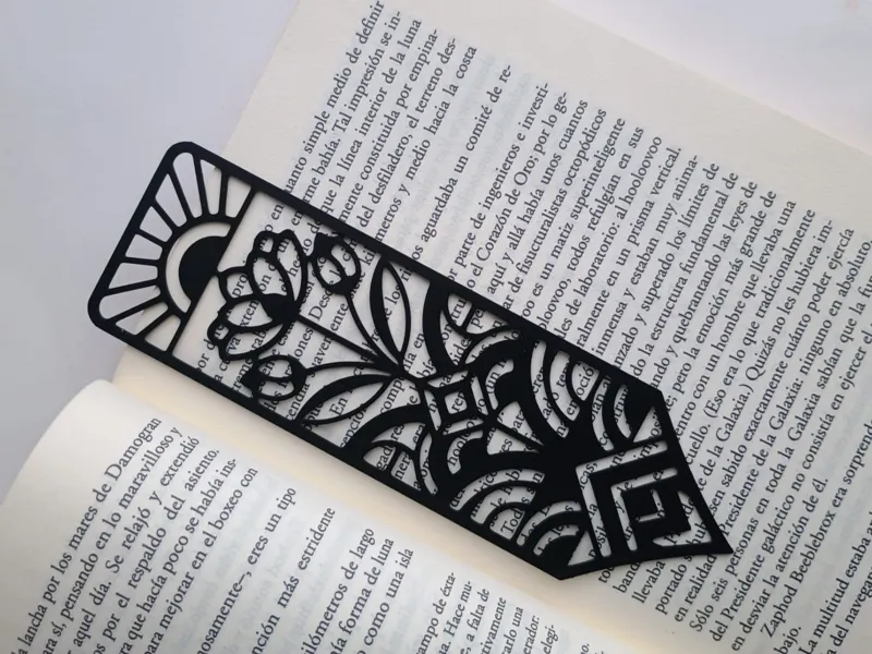 Art Nouveau Lotus Bookmark Vol.2 - Easy Print