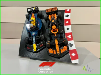 F1 VEGAS Speed Champions Overtake Wall &Desk Mount