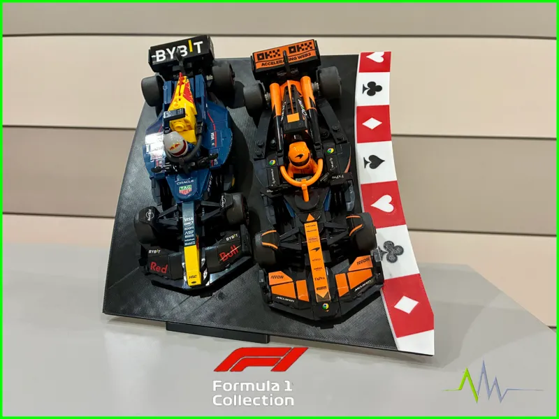 F1 VEGAS Speed Champions Overtake Wall &Desk Mount