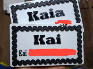 Simple Name Plate