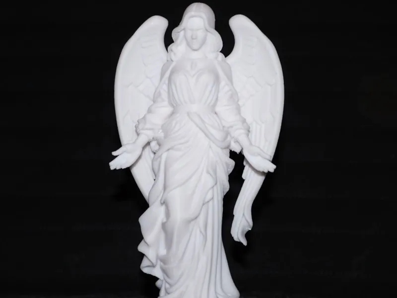 Angel with Wings - Decorative 3D Printed Figurine