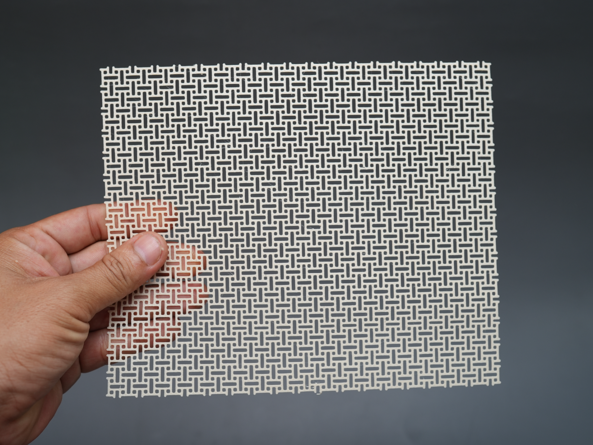 Cross Weave Decorative Screen Interwoven Grid 