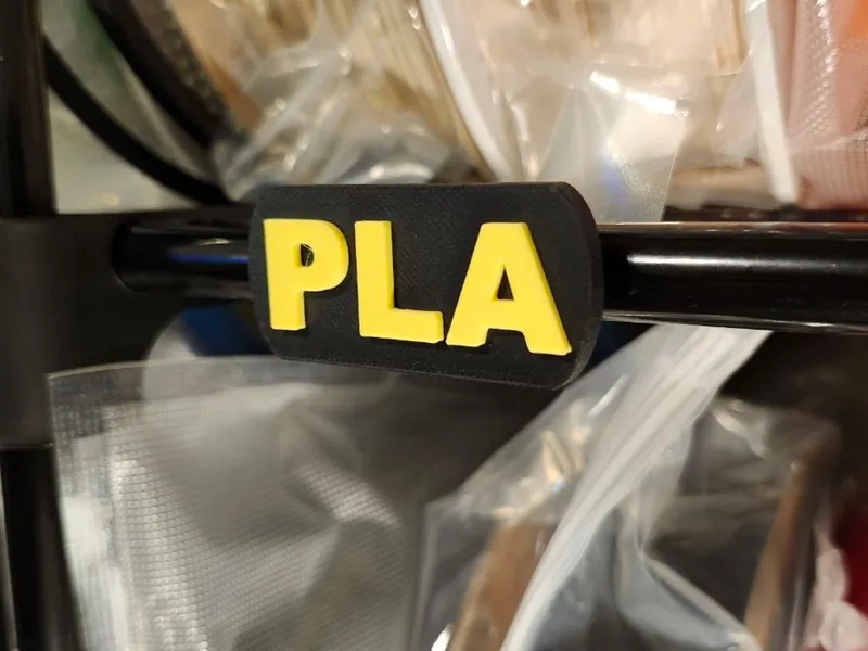 Chunky Filament Shelf Tags for 13mm tubular shelf
