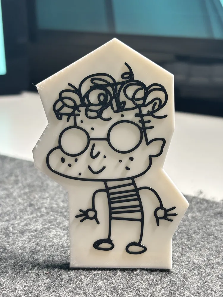 Tech Dweeb Fan-art paper mascot - Free 3D Print Model - MakerWorld