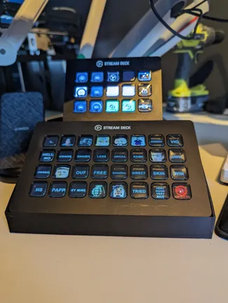 Stream Deck dual vertical holder (XL and Original)