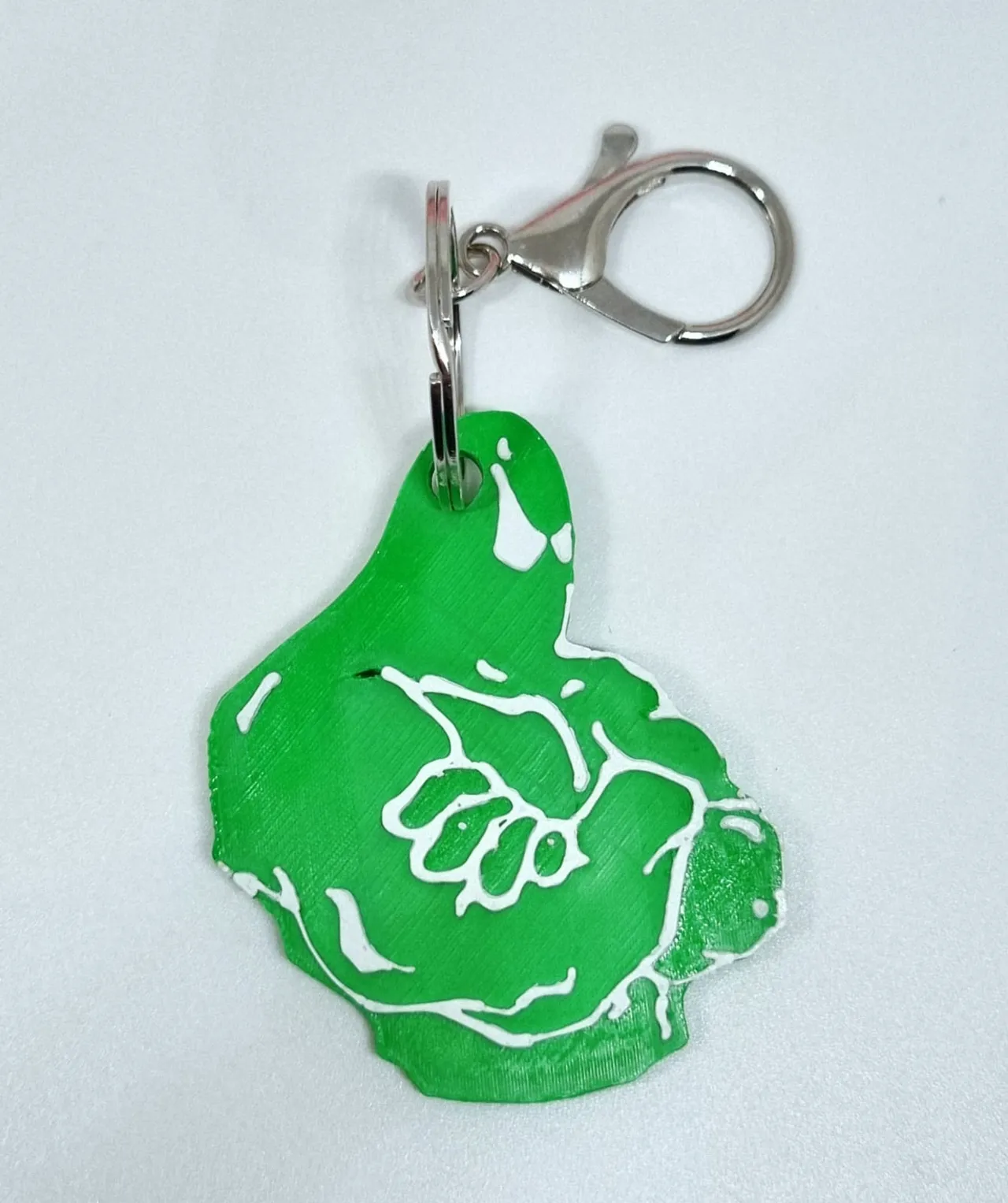 Chaveiro MANCHA VERDE contorno view 3