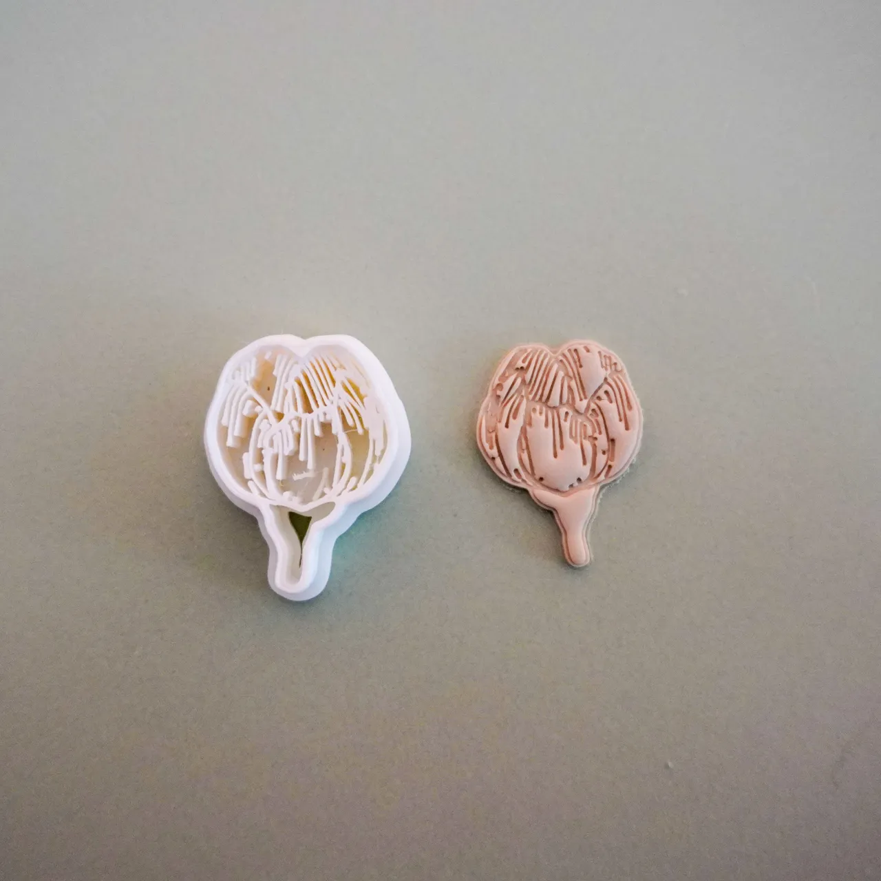 Artichoke Flower Clay Cutter For Earrings Necklace view 4