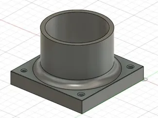 1in PVC Pipe Wall Mount - Old Version