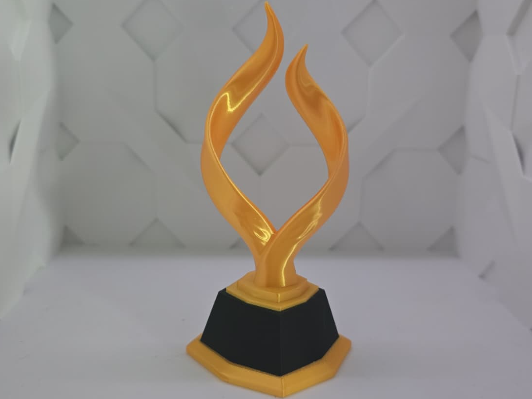 Flammen-Pokal – Moderner Siegerpokal