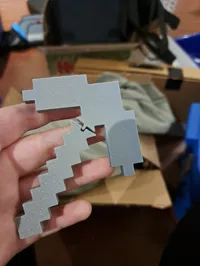 Pioche flexible Minecraft — photo 3