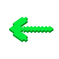 Pioche flexible Minecraft — photo 2