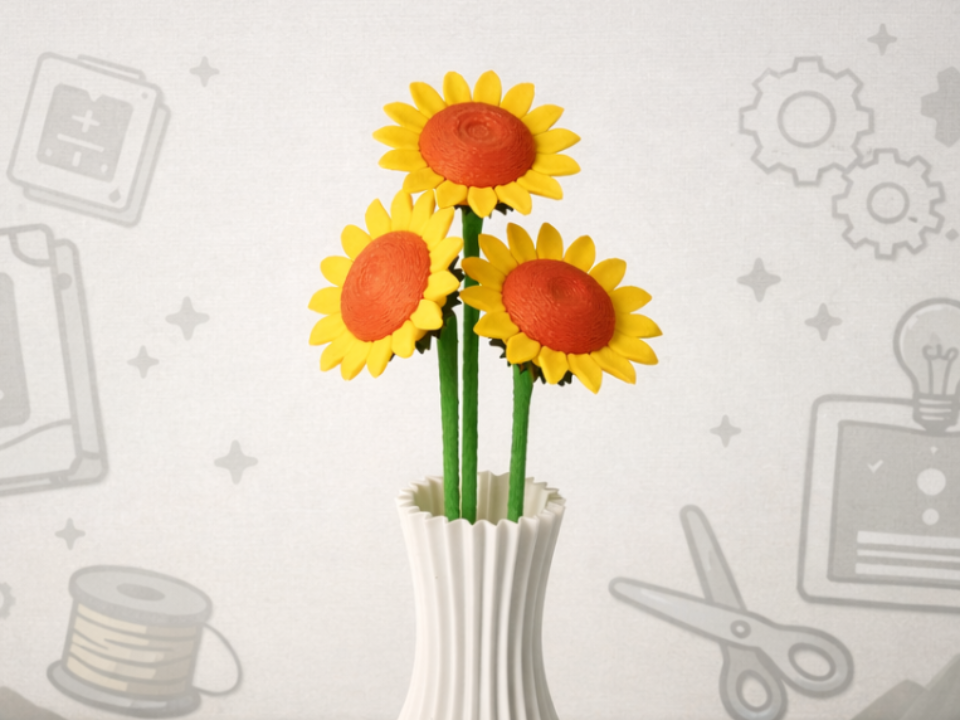 Sunflower – No Supports, No AMS Required