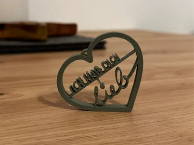 I love you keychain