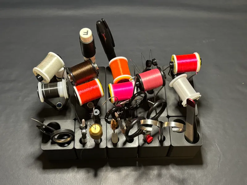 Modular Fly Tying Organizer