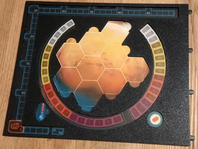 Terraforming Mars Ares Expedition board overlay
