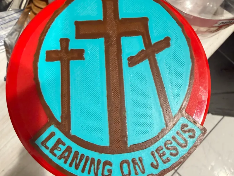 leaning in jesus