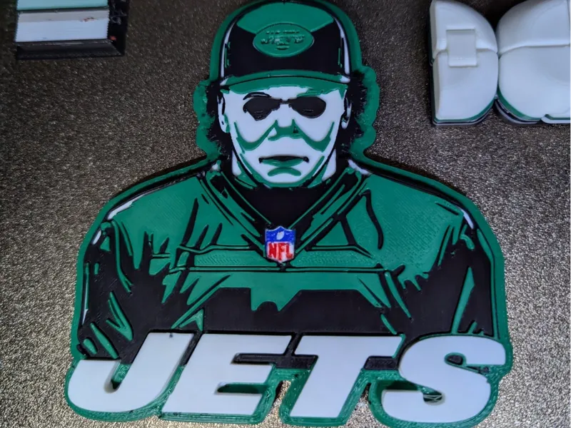 Mike Myers Jets Emblem (Glow in the Dark)