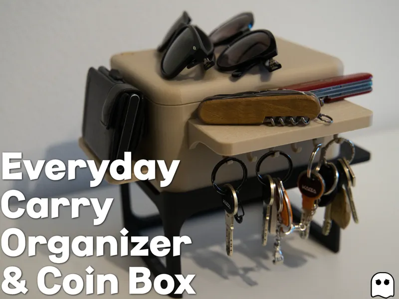 Modular Everyday Carry Organizer & Coin Box