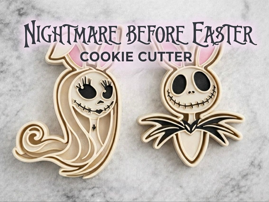 Nightmare Before Easter - Bunny Cookie Cutters