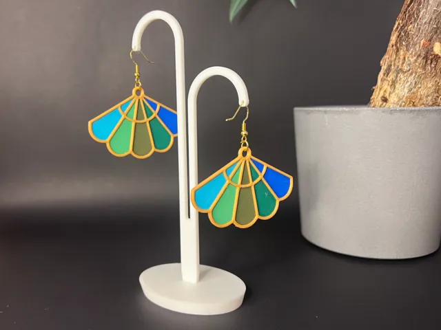 Fan Bloom Earrings