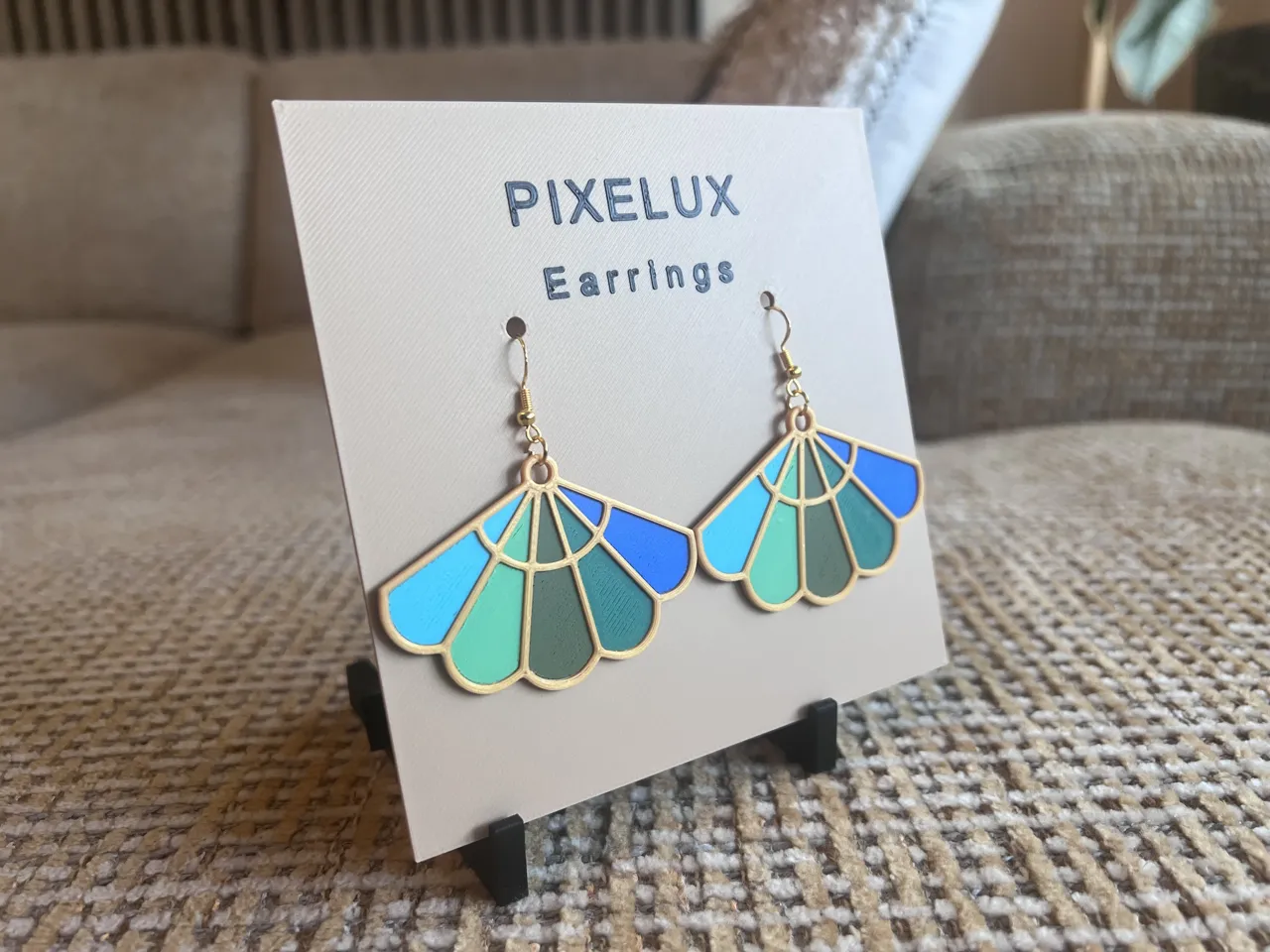 Fan Bloom Earrings view 2