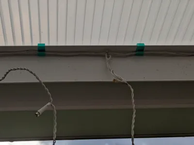 Fairy Light Holder Clip for Patio Roof