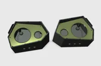 For a 3-inch mid-woofer and tweeter