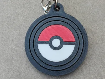 Pokéball Gyroscopic Keychain Spinner